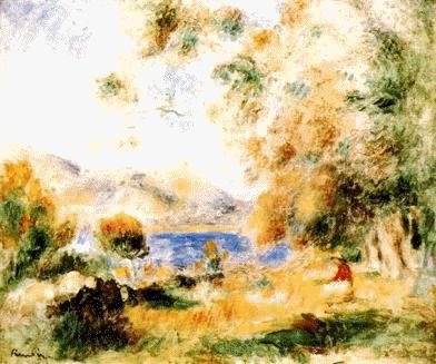 Pierre Renoir Environs de Cagnes Norge oil painting art